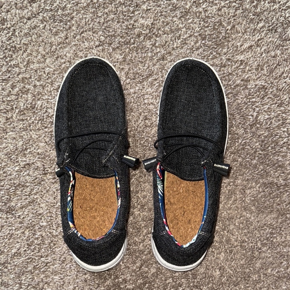 Hey Dude Black Casual Shoes